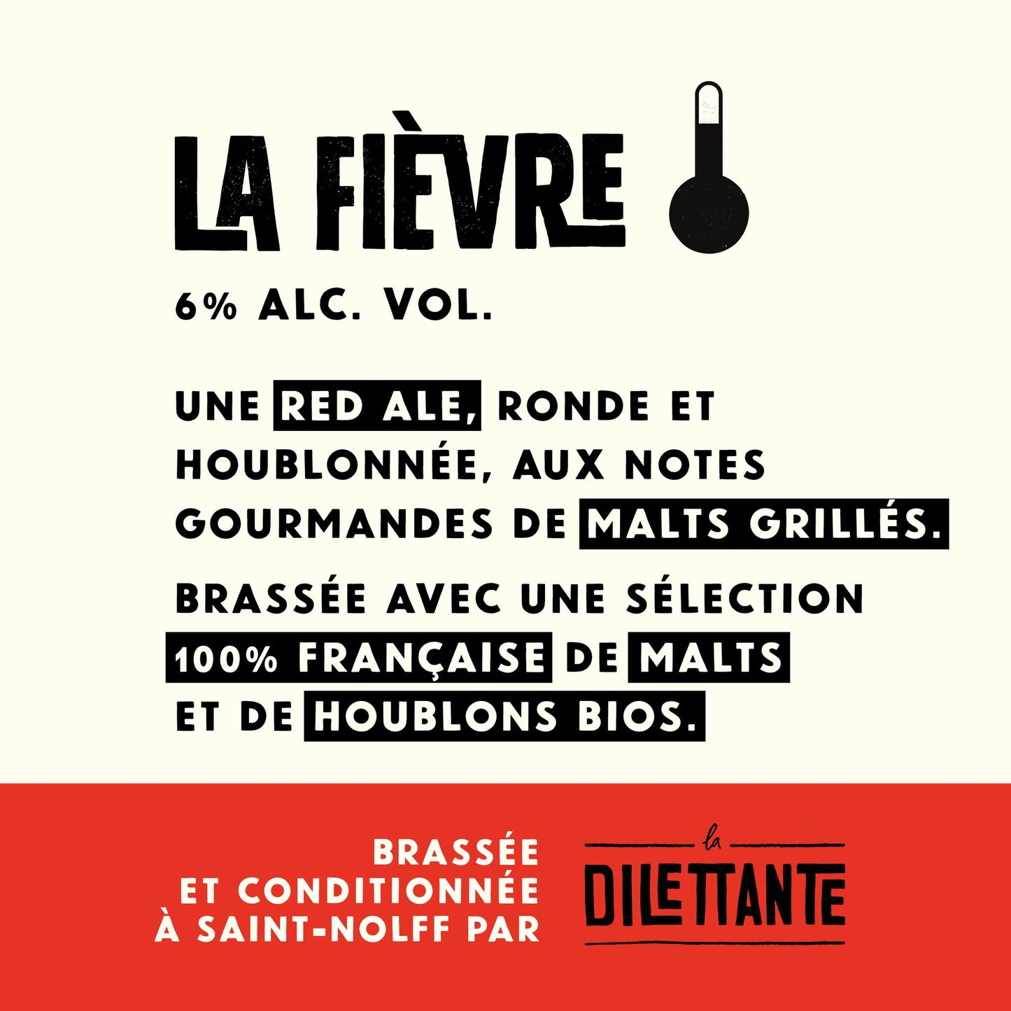 La Fièvre Fût 20L - Ambrée 6%