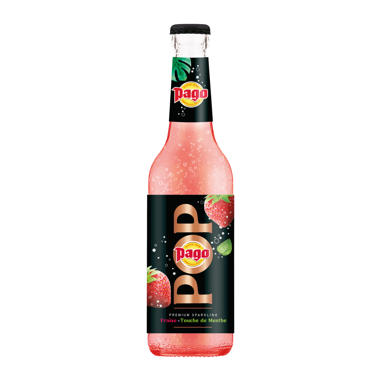 Pago Pop – Fraise & Menthe – 25 cl