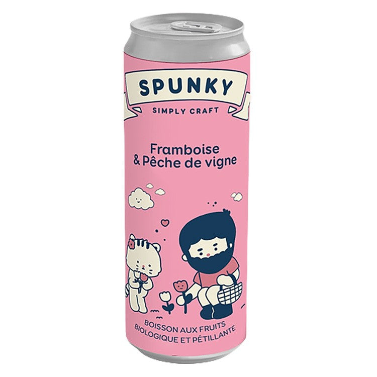 Spunky Framboise & Pêche de vigne - Sans Alcool 25cl