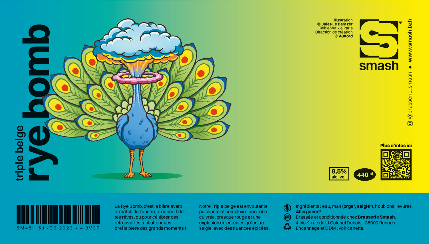 Smash - Rye Bomb - Triple 8.5% 33cl