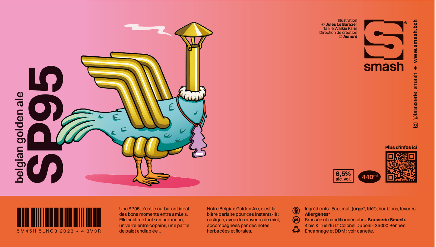Smash - SP95 - Belgian Ale 6.5% 33cl