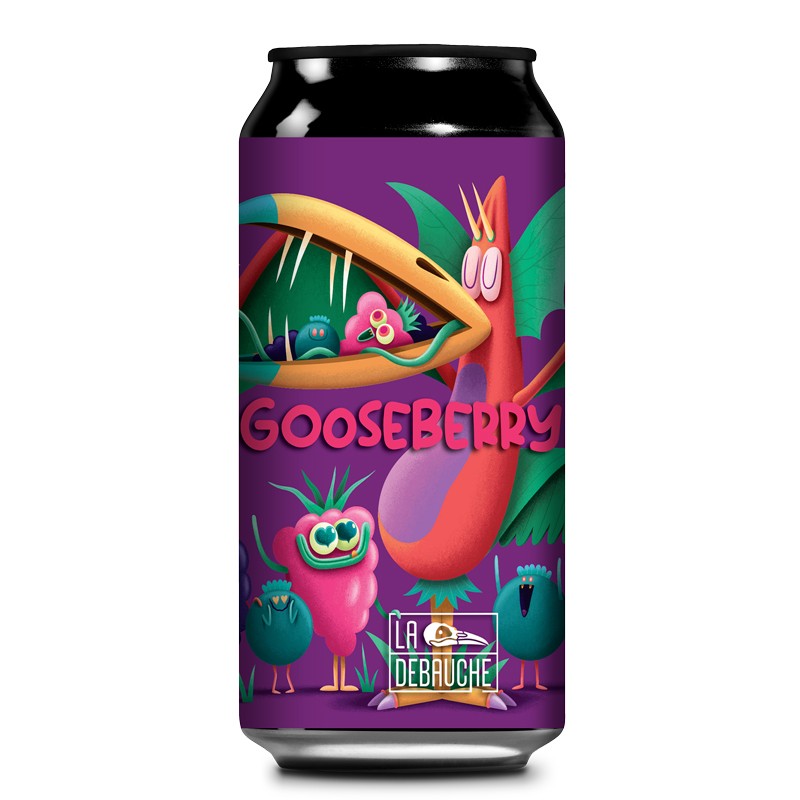 Gooseberry Débauche 12x44cl Pastry Sour Fruits Rouges - 7 %