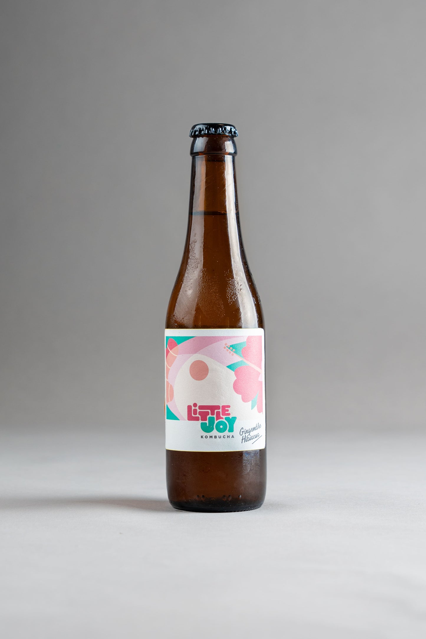 Little Joy Kombucha – Gingembre & Hibiscus – 33cl