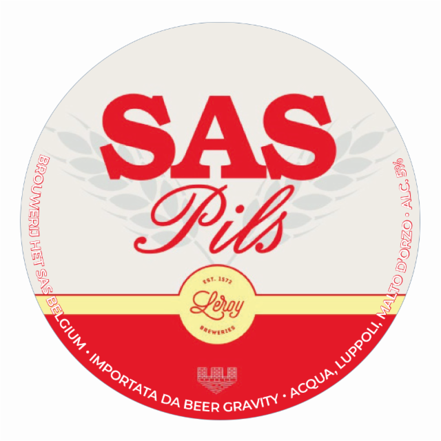 SAS Pils - 5% Blonde Belge
