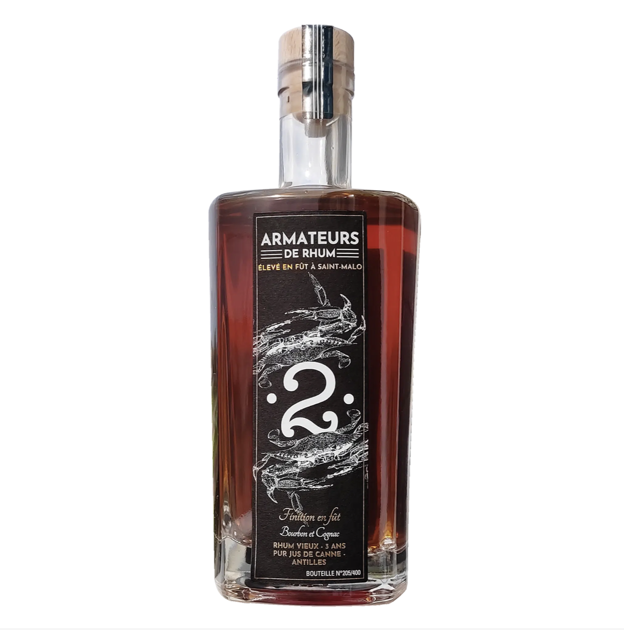 Rhum Finish en fût N°2 - Bourbon Cognac 50cl 40%