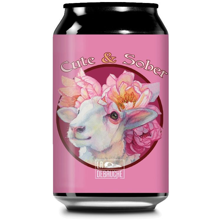 Cute & Sober - Sour framboises sans alcool 33cl