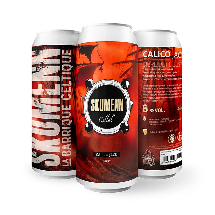 Calico Jack - Collab' Skumenn x La Barrique Celtique - 44cl - Red IPA - 6%