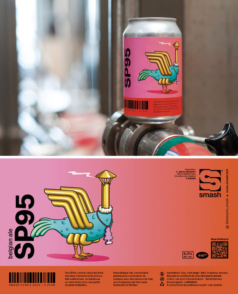 SP95 Smash Belgian ale fût 6.5% - 5+1 fût  30L