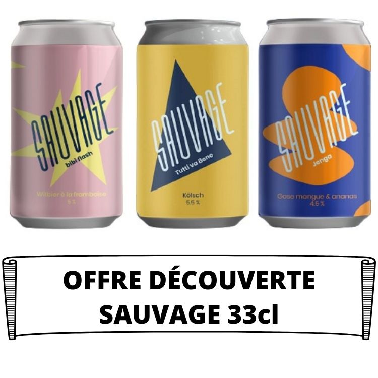 Mix Canettes Sauvage 3x6 33cl
