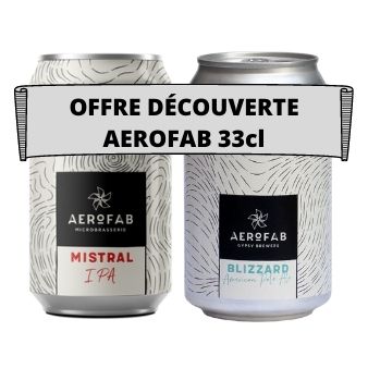 Mix Canettes Aerofab 24x33cl - Brasserie Aerofab